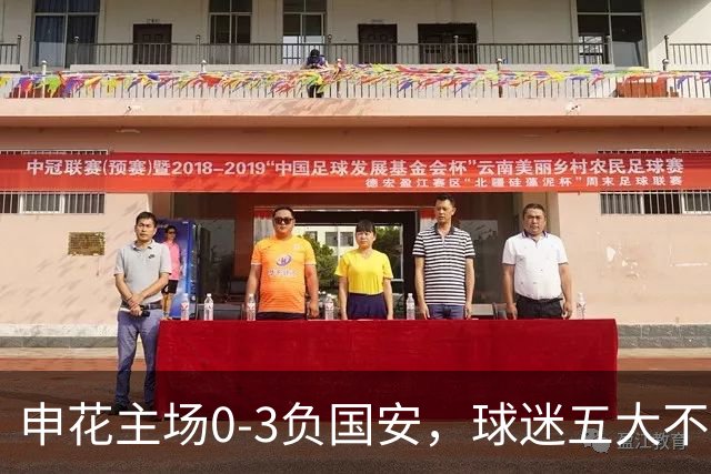 申花主场0-3负国安，球迷五大不满